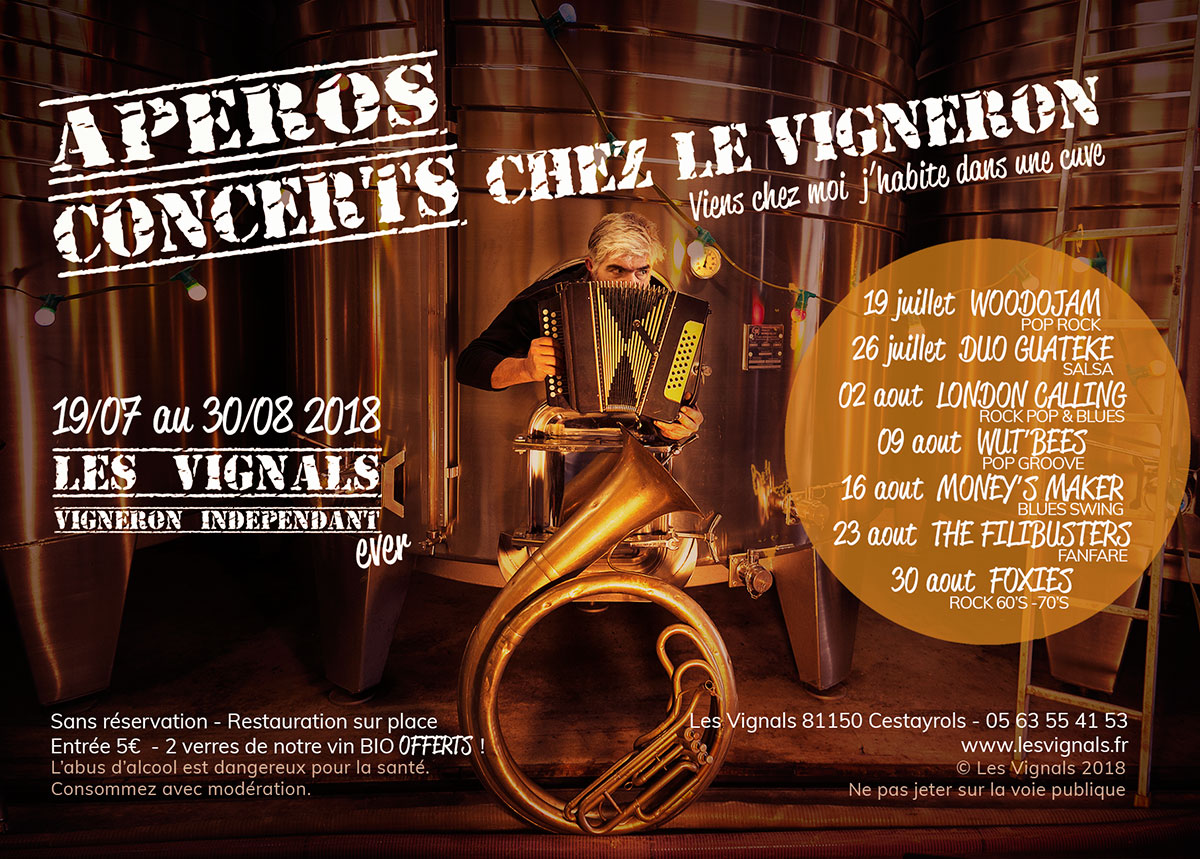 Apéros Concerts chez le Vigneron !!!